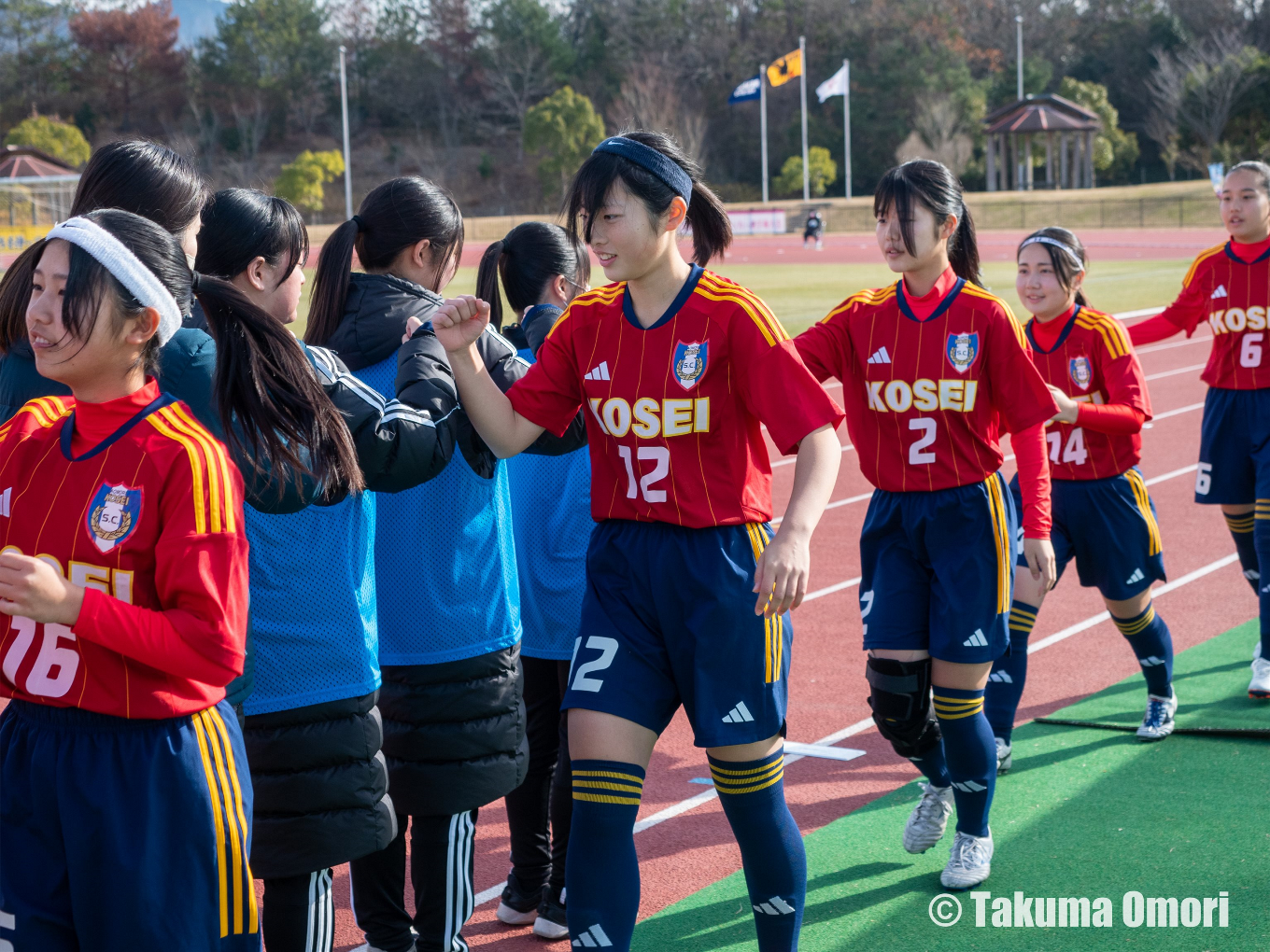 撮影日：2024年12月30日 
全日本高等学校女子サッカー選手権 2回戦