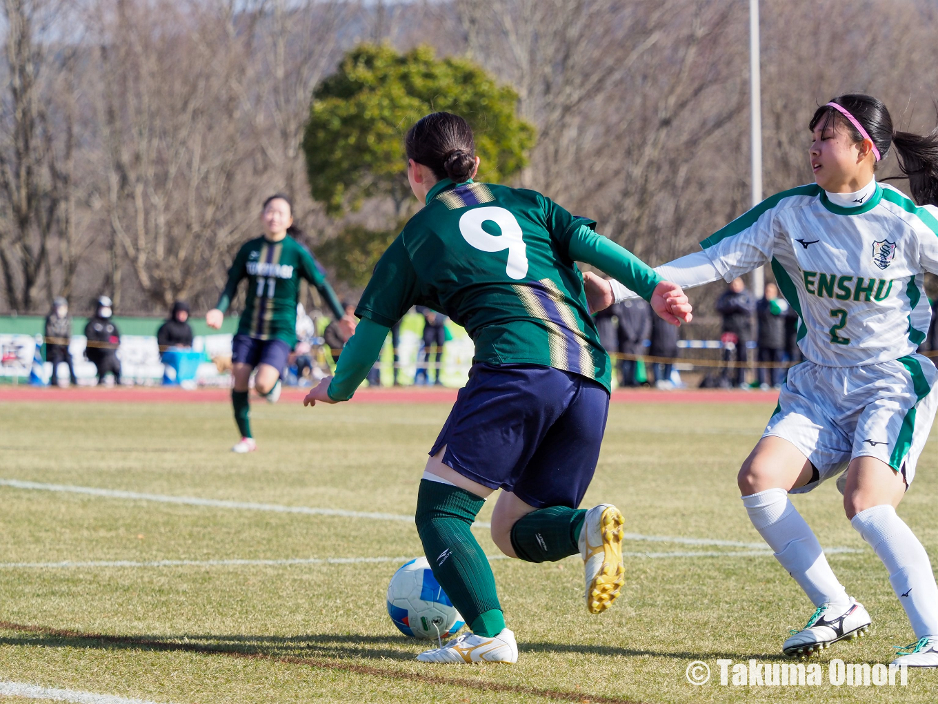 撮影日：2024年1月3日 
全日本高等学校女子サッカー選手権 3回戦