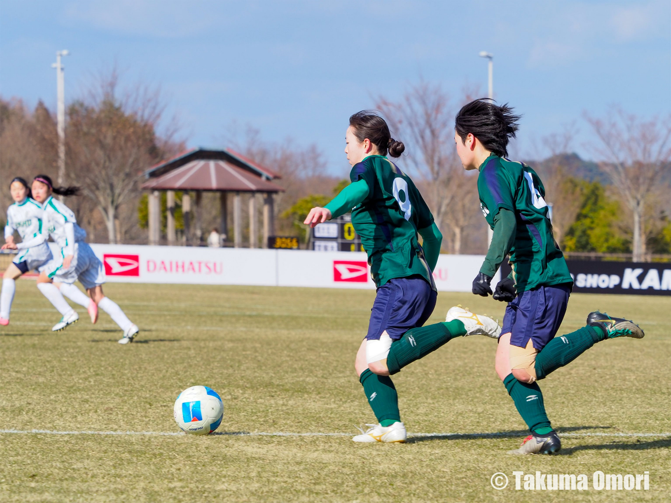 撮影日：2024年1月3日 
全日本高等学校女子サッカー選手権 3回戦