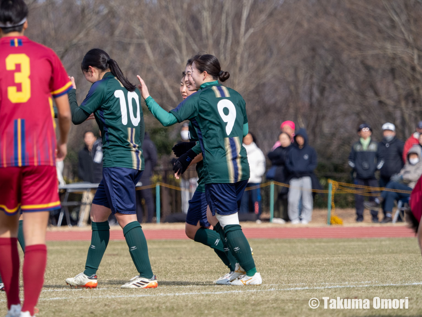 撮影日：2024年1月5日 
全日本高等学校女子サッカー選手権 準々決勝
