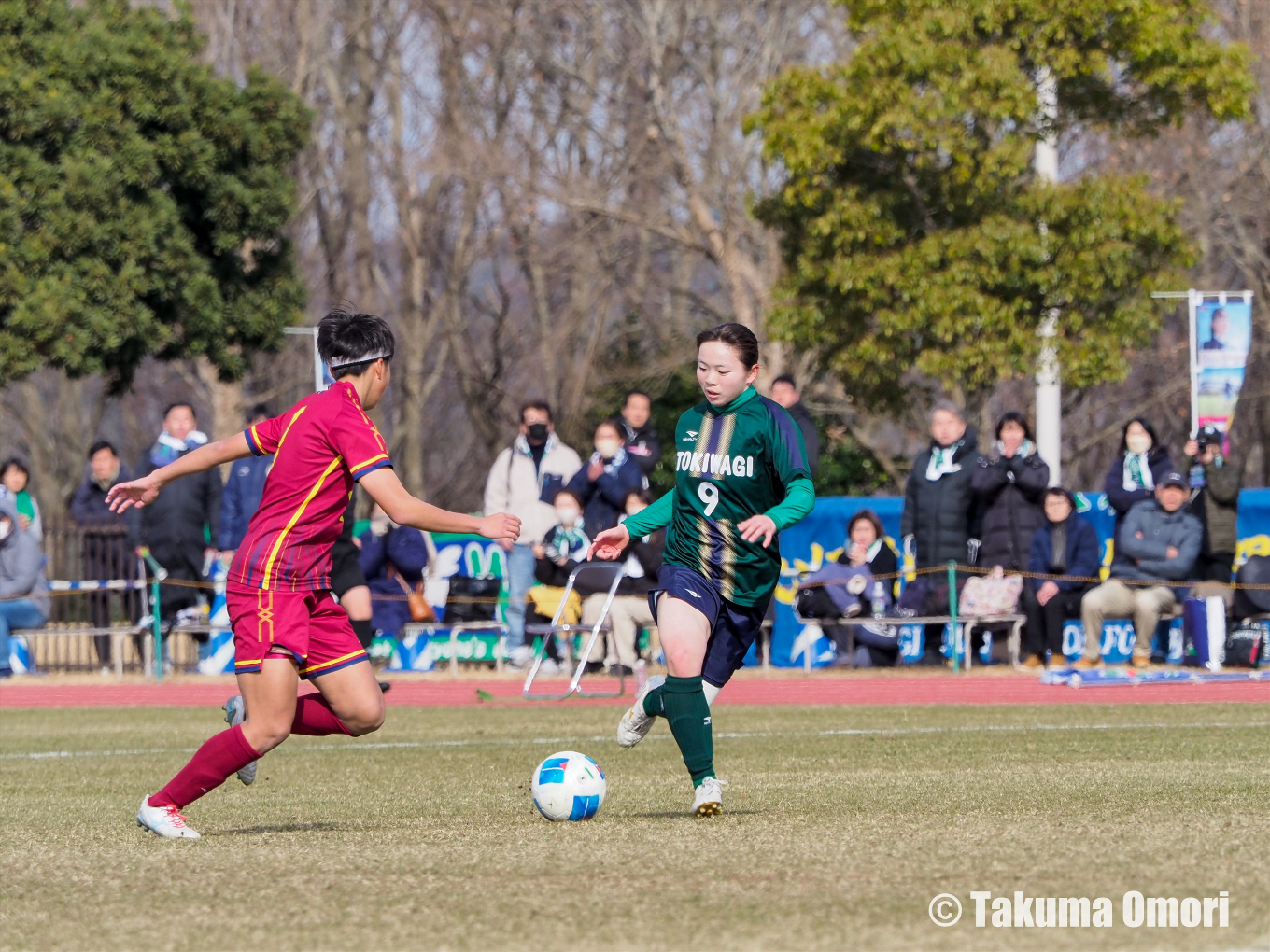 撮影日：2024年1月5日 
全日本高等学校女子サッカー選手権 準々決勝