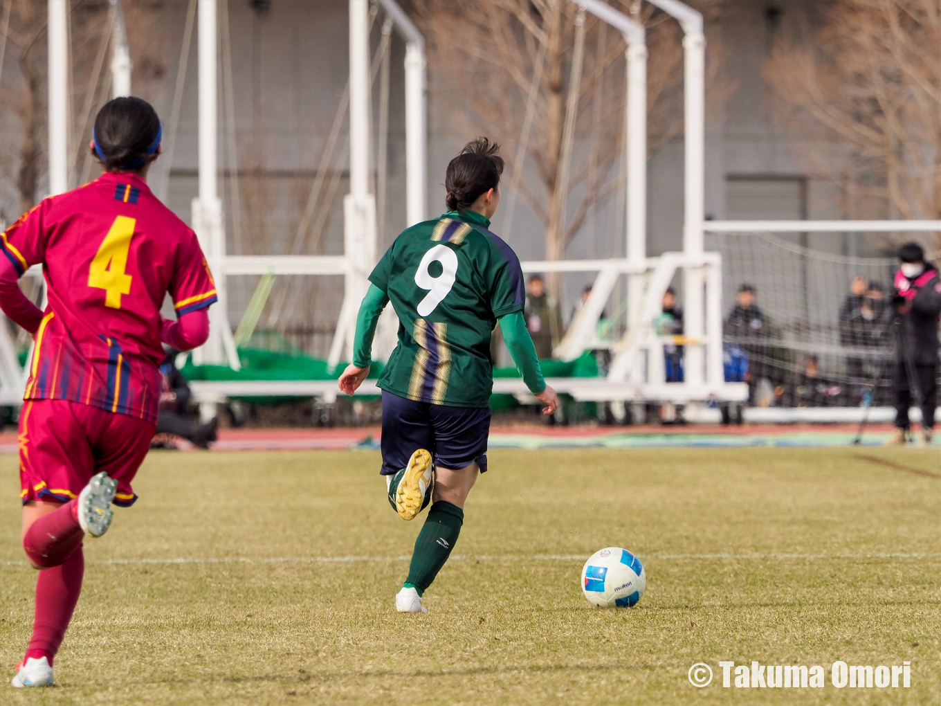 撮影日：2024年1月5日 
全日本高等学校女子サッカー選手権 準々決勝