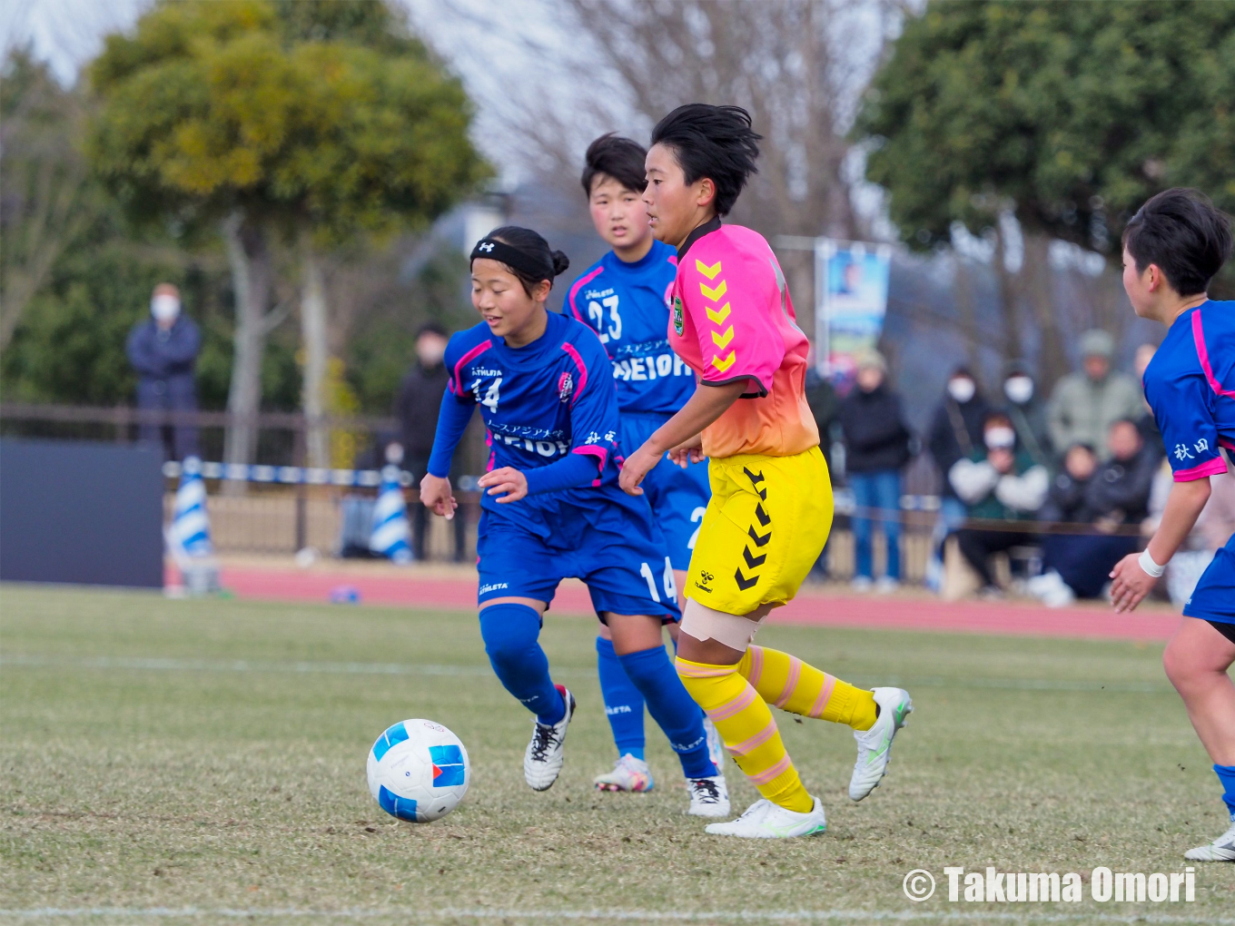 撮影日：2024年12月29日 
全日本高校女子サッカー選手権 1回戦