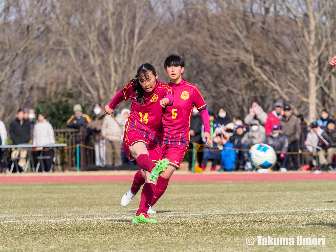 撮影日：2024年1月5日
全日本高等学校女子サッカー選手権 準々決勝