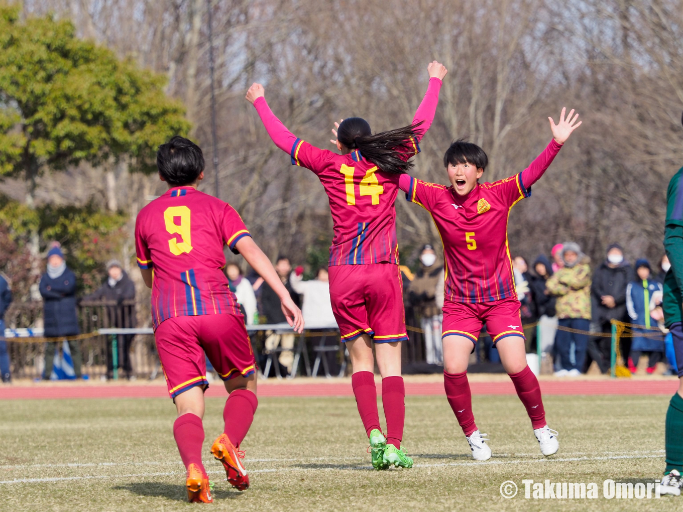 撮影日：2024年1月5日
全日本高等学校女子サッカー選手権 準々決勝