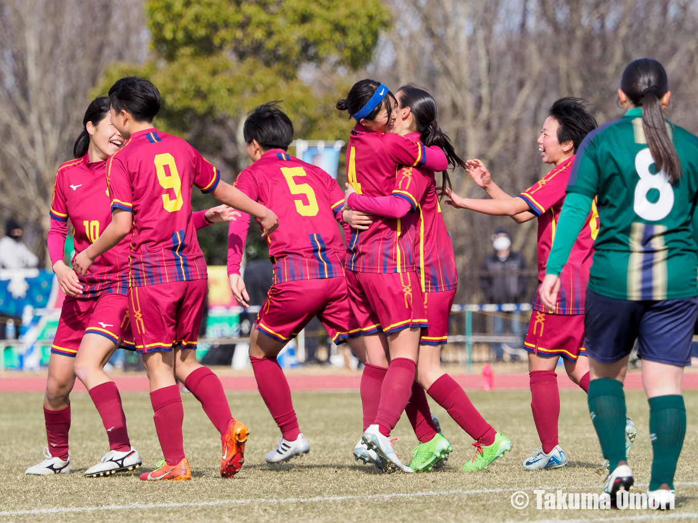 撮影日：2024年1月5日
全日本高等学校女子サッカー選手権 準々決勝