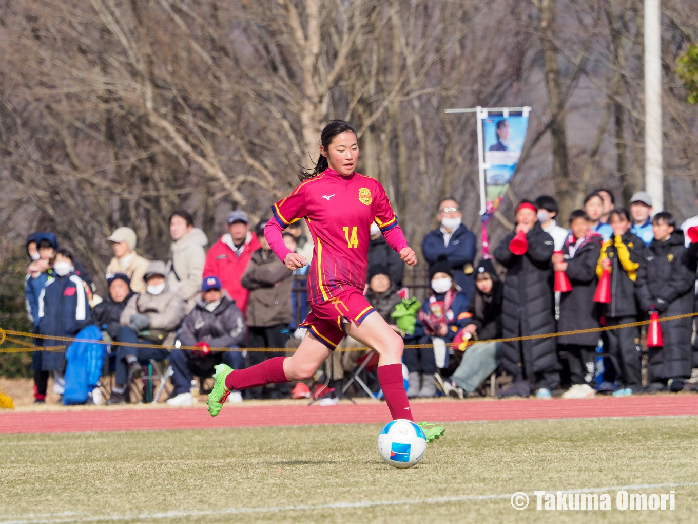 撮影日：2024年1月5日
全日本高等学校女子サッカー選手権 準々決勝