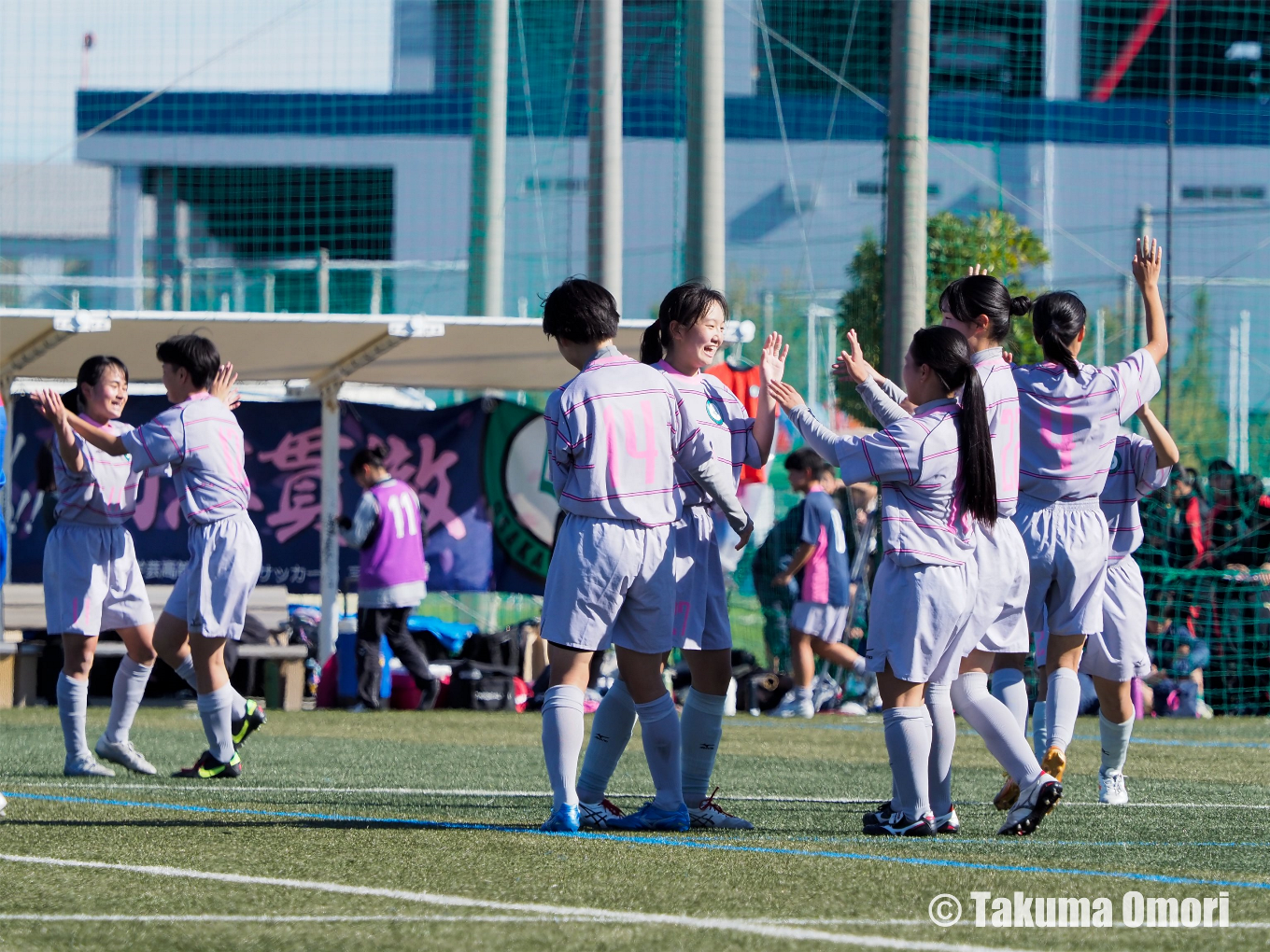 撮影日：2024年11月9日 
第33回全日本高校女子サッカー選手権大阪府予選 決勝リーグ第1節