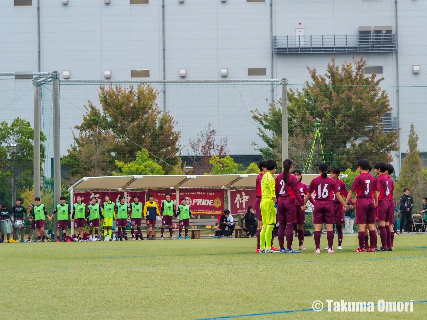 撮影日：2024年11月16日 
第33回全日本高校女子サッカー選手権大阪府予選 決勝リーグ第2節