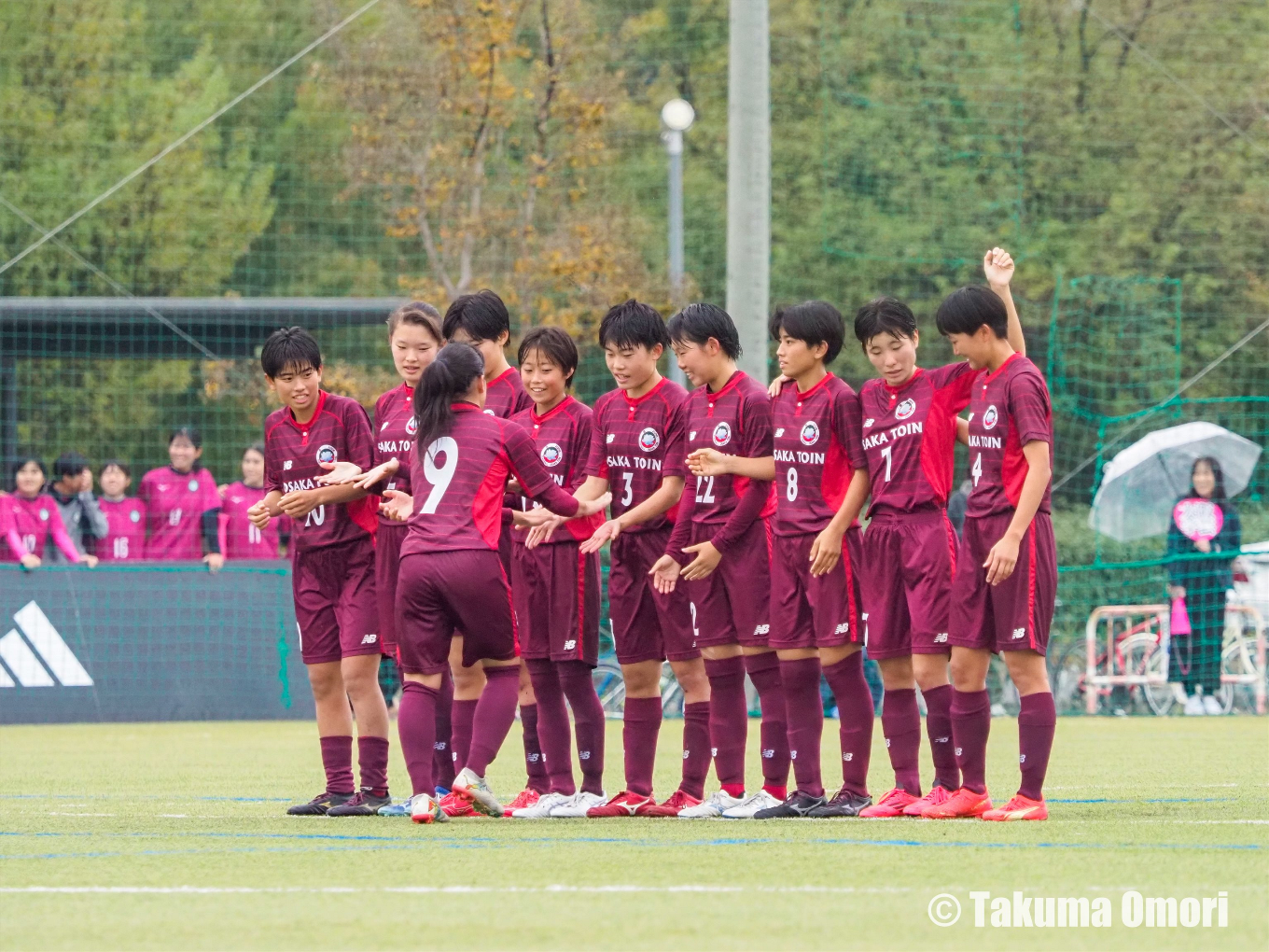 撮影日：2024年11月16日 
第33回全日本高校女子サッカー選手権大阪府予選 決勝リーグ第2節