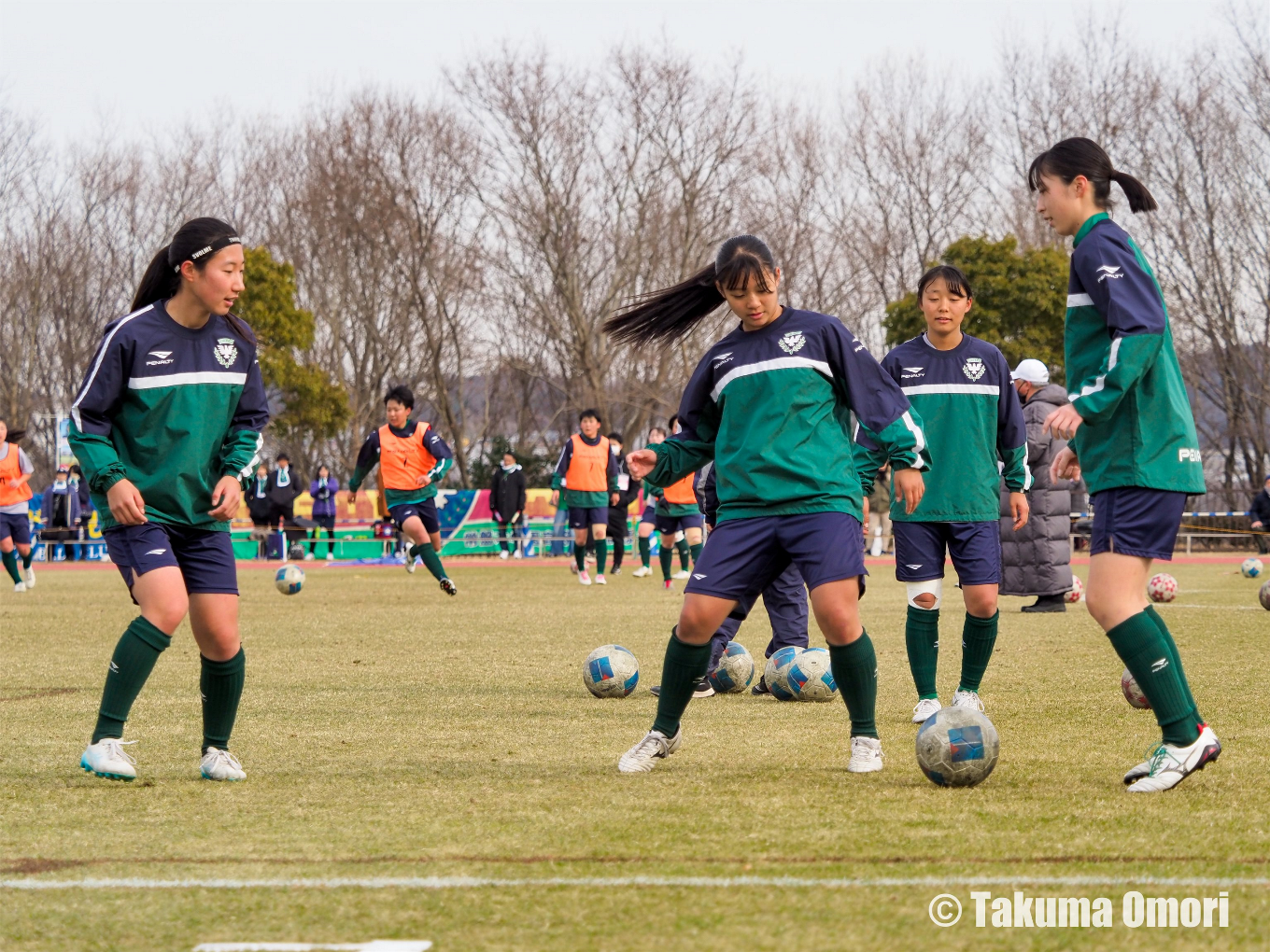 撮影日：2025年1月5日 
全日本高等学校女子サッカー選手権 準々決勝