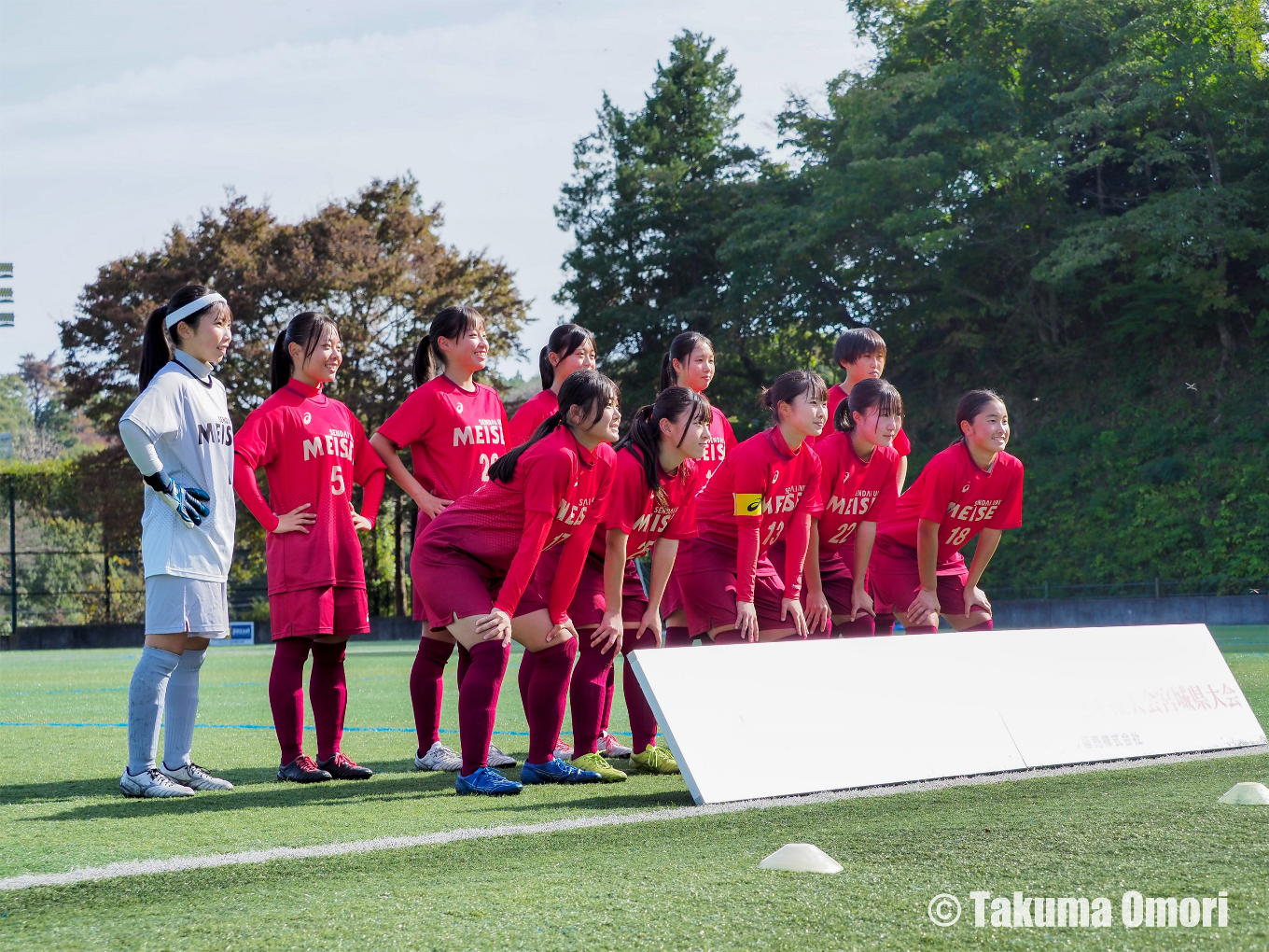 撮影日：2024年11月1日 
全日本高校女子サッカー選手権宮城県大会1回戦