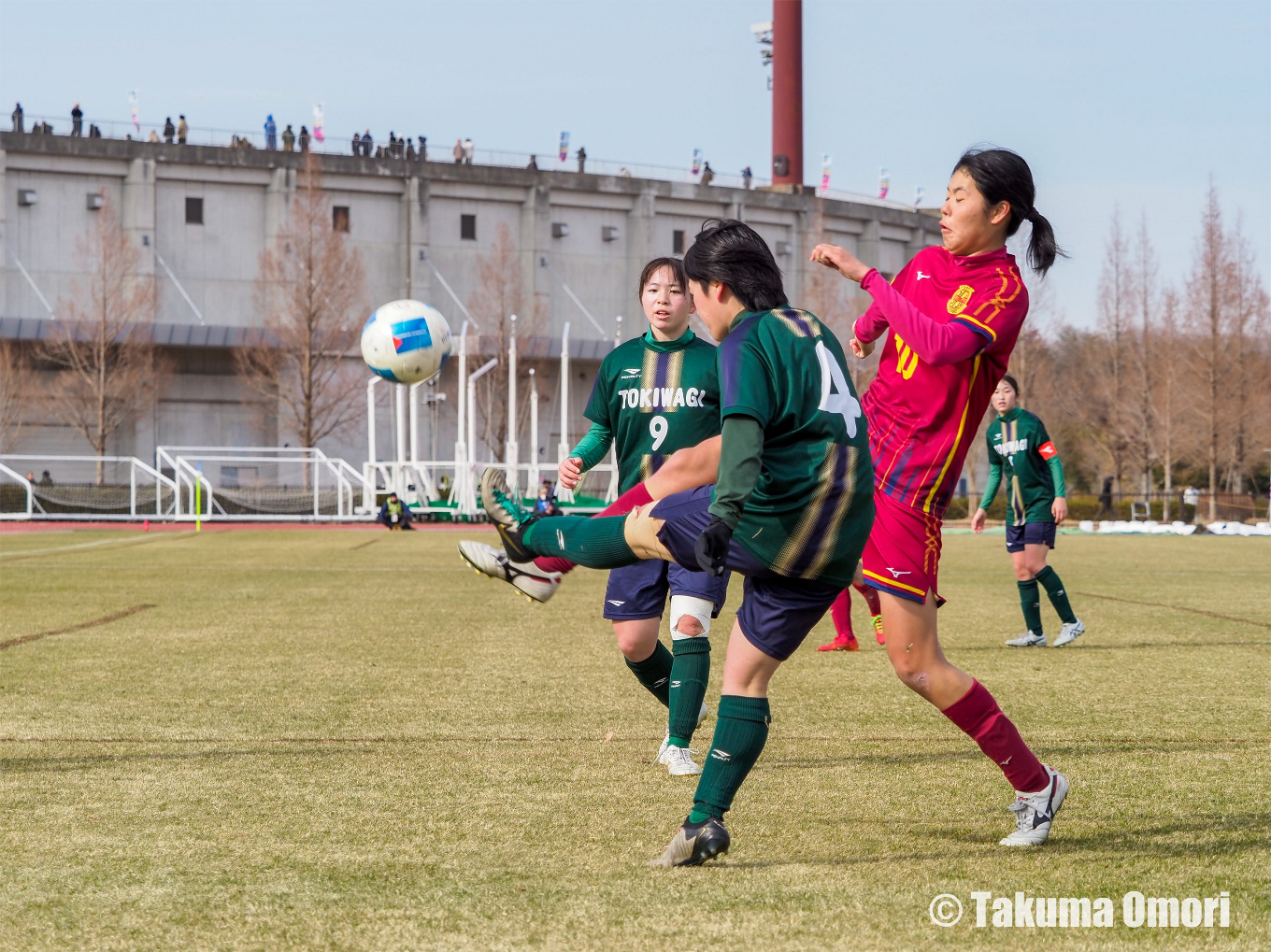 撮影日：2024年1月5日 
全日本高等学校女子サッカー選手権 準々決勝