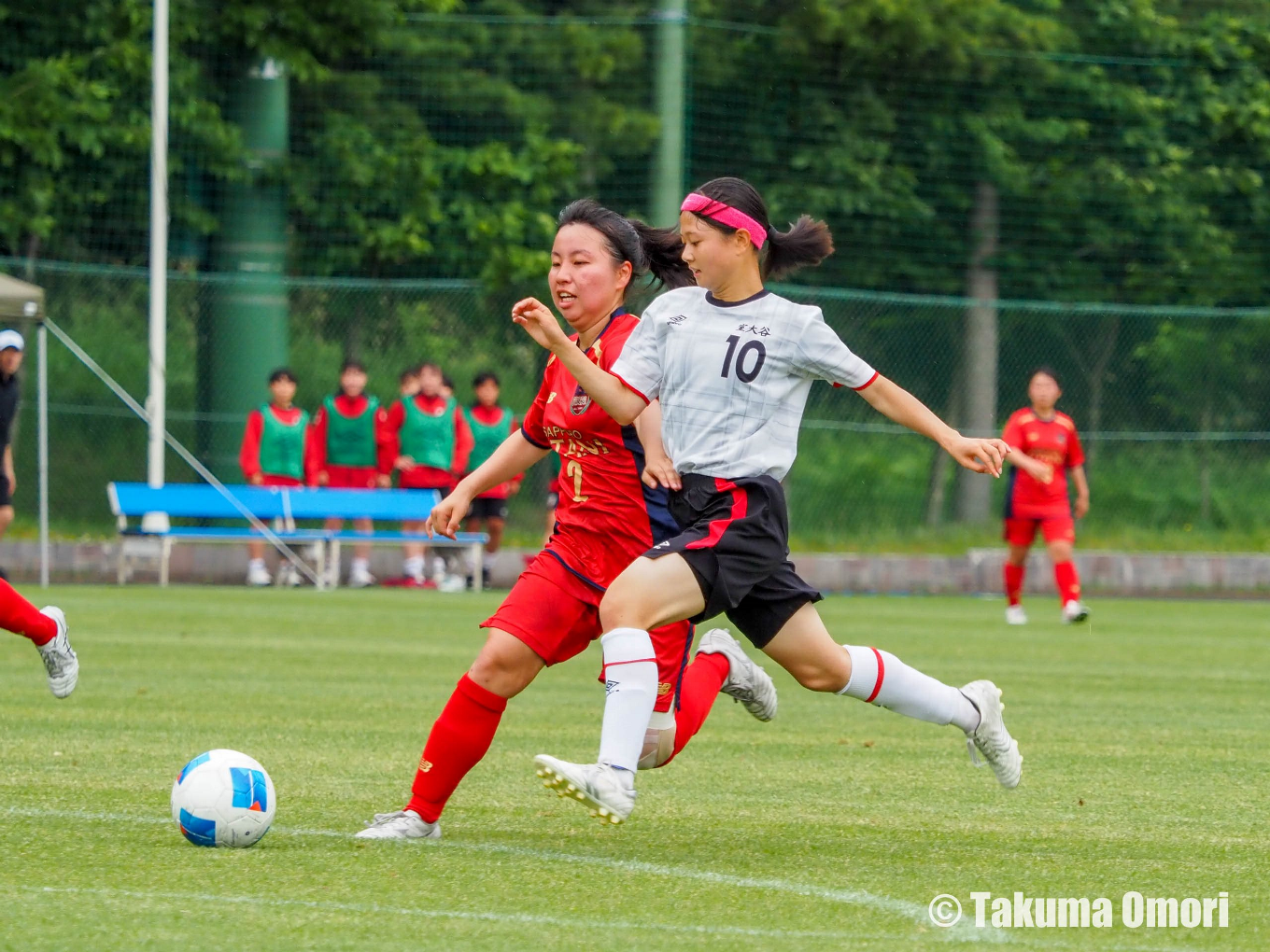 撮影日：2024年6月18日 
北海道高校総体女子サッカー競技