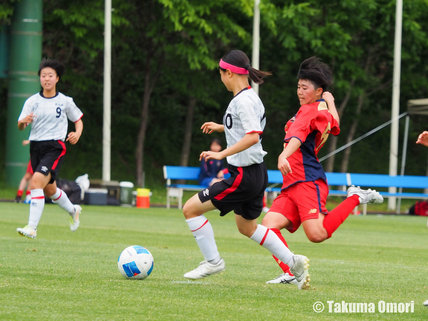 撮影日：2024年6月18日 
北海道高校総体女子サッカー競技