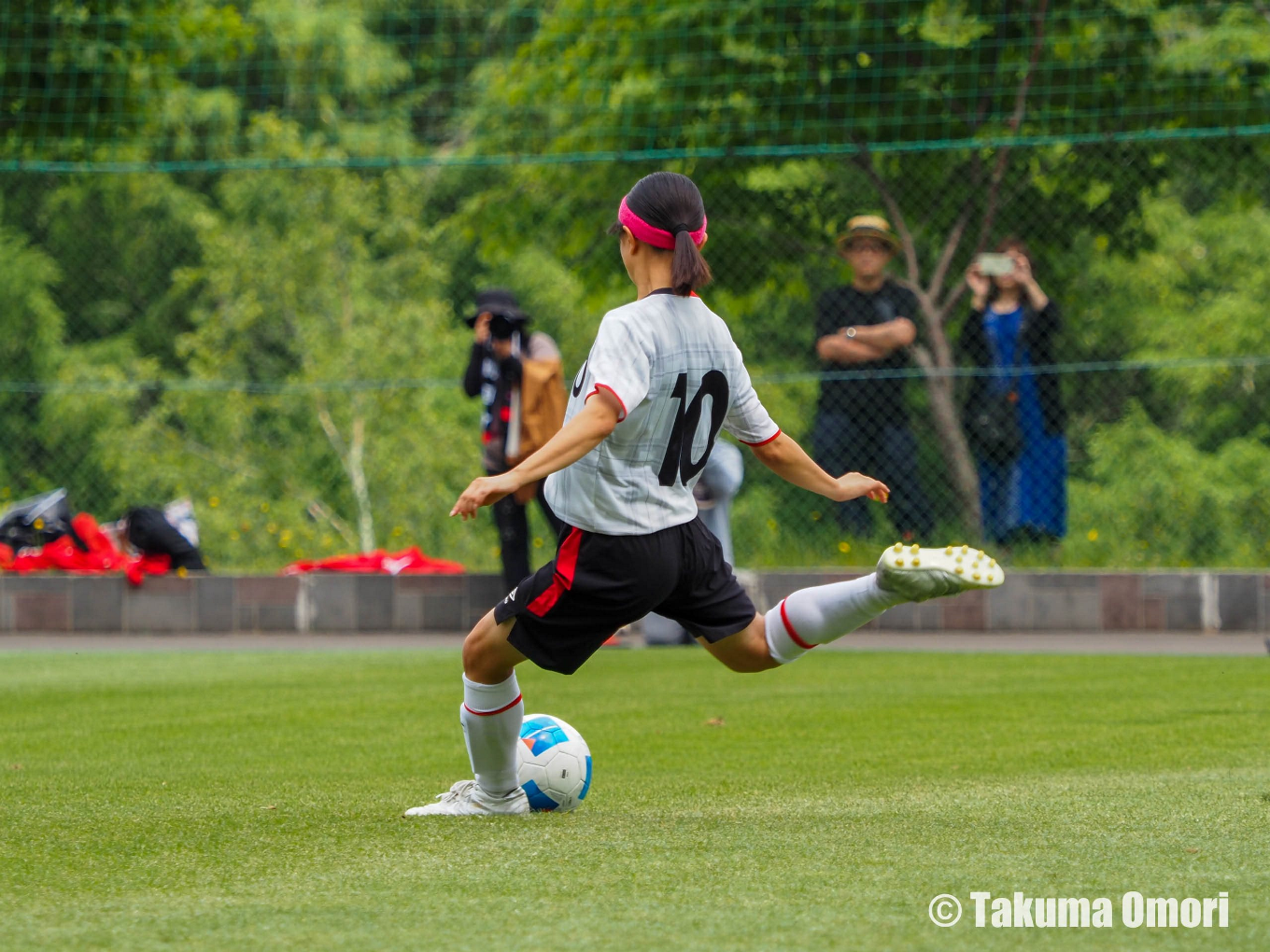 撮影日：2024年6月18日 
北海道高校総体女子サッカー競技