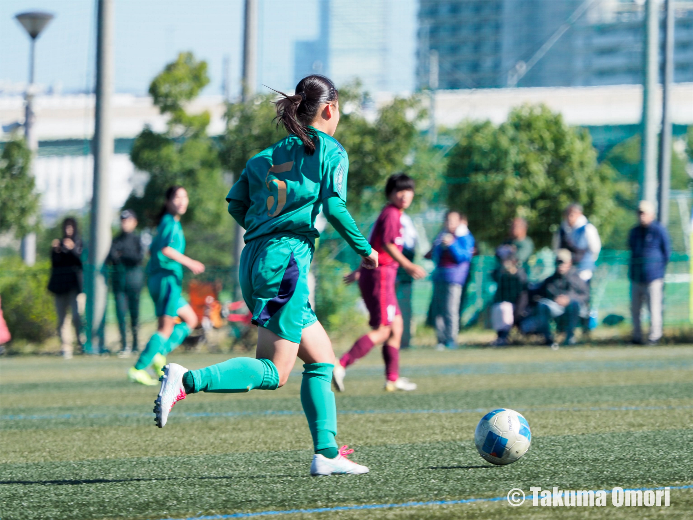 撮影日：2024年11月9日
全日本高校女子サッカー選手権大阪府予選 決勝リーグ
