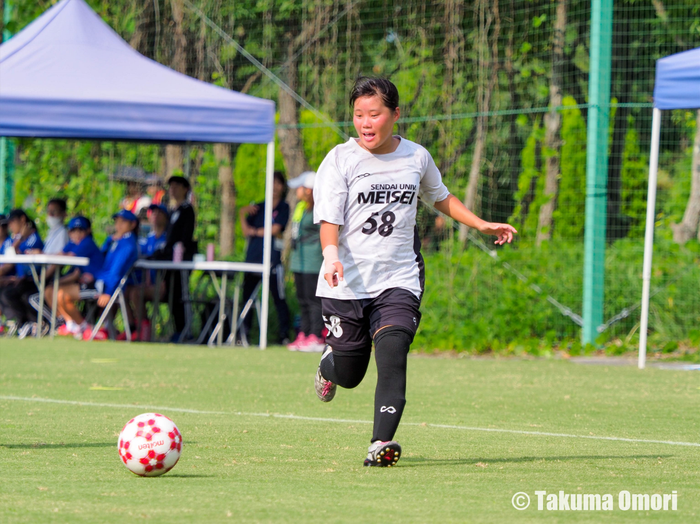 撮影日：2024年9月7日 
皇后杯東北大会1回戦