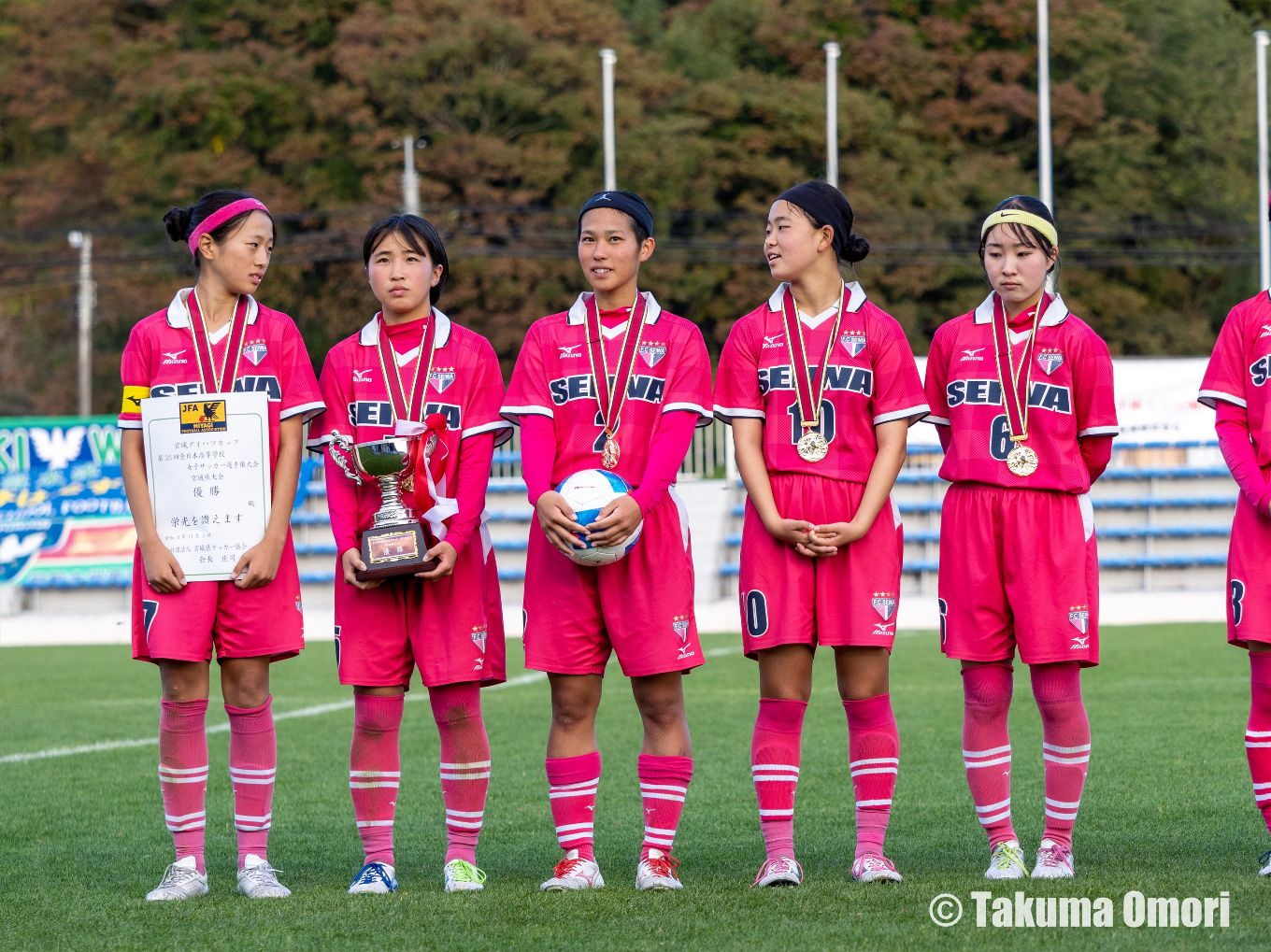 撮影日：2024年11月3日 
全日本高校女子サッカー選手権宮城県大会 決勝