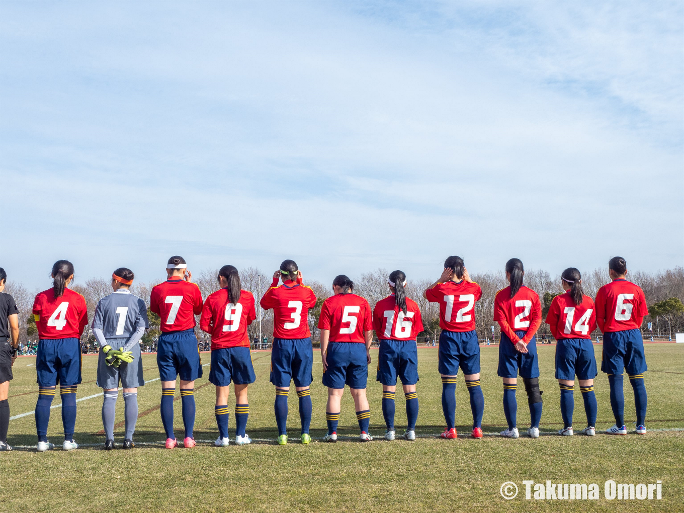 撮影日：2024年12月30日 
全日本高等学校女子サッカー選手権 2回戦