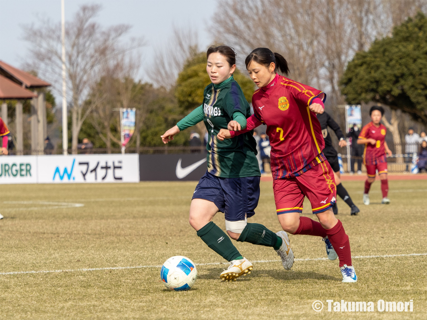 撮影日：2024年1月5日 
全日本高等学校女子サッカー選手権 準々決勝